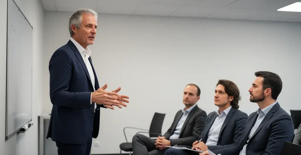 Expert-comptable présentant ses conclusions aux élus CSE (mission expertise)